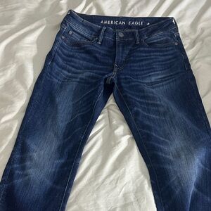 American Eagle Outfitters Dark Blue Skinny Jeans